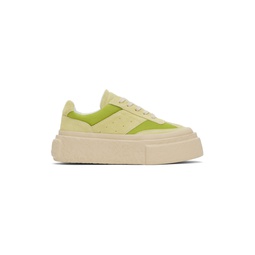 Green Crosta London   Mesh Sneakers 241188F128014