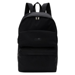 Black Three Pocket Cordura Backpack 241188F042003