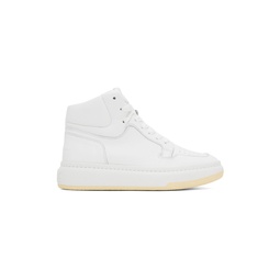 White Basketball Sneakers 231188F127000