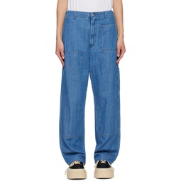 Blue Workwear Jeans 231188F069018