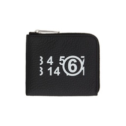Black Small Logo Zip Around Wallet 212188F040009