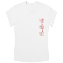 MM6 Maison Margiela Logo T-Shirt Off White