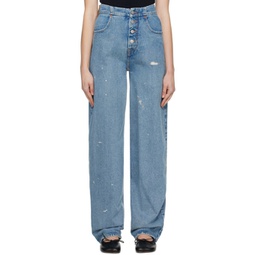 Blue Loose-Fit Jeans 241188F069006
