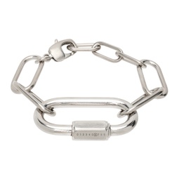 Silver Metal Carabiner Bracelet 241188F020012