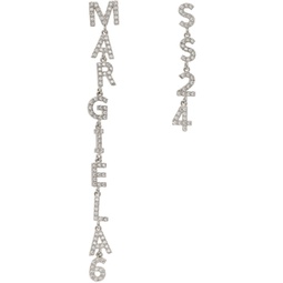 Silver Letter Earrings 241188F022006