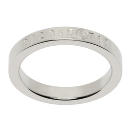 Silver Numeric Minimal Signature Ring 241188F024006