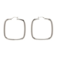 Silver Brass Tubing Earrings 241188M144008