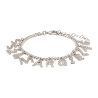 Silver Letter Charms Bracelet 241188M142006