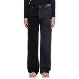 Black 5-Pocket Jeans 241188M186007