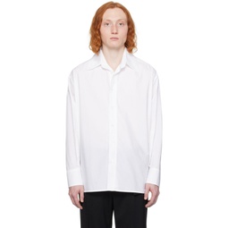 White Buttoned Shirt 241188M192003
