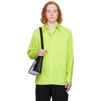 Green Buttoned Shirt 241188M192002