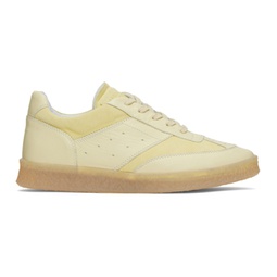 Yellow 6 Court Sneakers 241188M237012