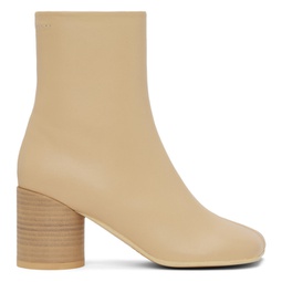 Beige Anatomic Ankle Boots 241188F113007