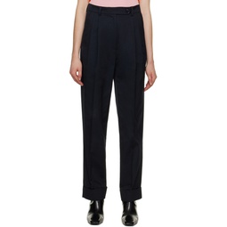 Navy Dolly Trousers 231943F087001