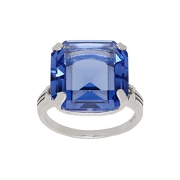 Silver   Blue Leroy Ring 241416F024012