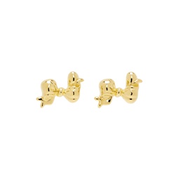 Gold Big Bow Earrings 241416F022019