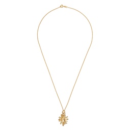 Gold Chamomile Necklace 221416F010000