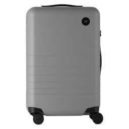Gray Carry On Suitcase 241033M173019