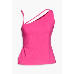 Stretch-cotton jersey top