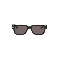 Black Rectangular Sunglasses 241926M134008