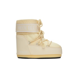 Beige Icon Low Boots 232970F113008