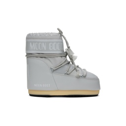 Gray Icon Low Boots 241970M255010