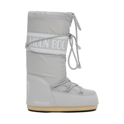 Gray Icon Boots 241970M255001