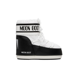 White   Black Icon Low Boots 241970M255021