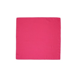 Pink Square Scarf 232720F028000