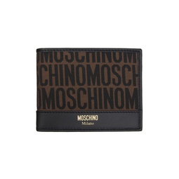Brown All Over Logo Wallet 241720M164007