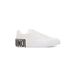 White Maxi Logo Sneakers 232720M237008