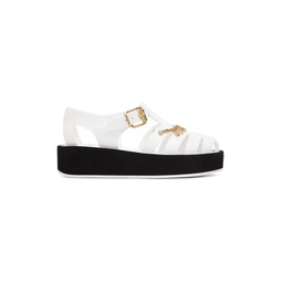 White Jelly Sandals 231720F124053
