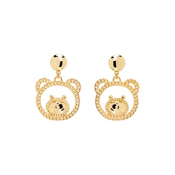 Gold Teddy Family Earrings 241720F022003