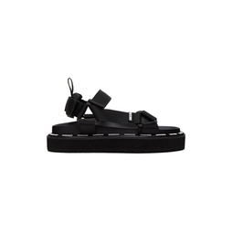 Black Webbing Sandals 232720M234001