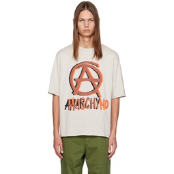 Gray Anarchy T Shirt 232720M213012