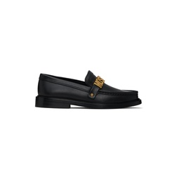 Black College Loafers 241720F121005
