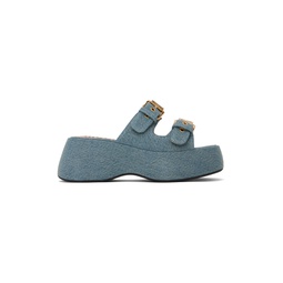 Blue Buckles Sandals 241720F124026