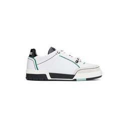 White   Black Streetball Sneakers 241720M237004