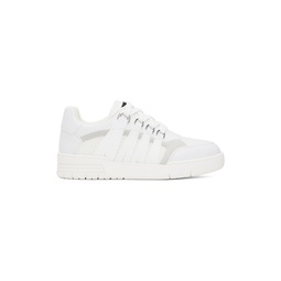 White Streetball Sneakers 241720M237033