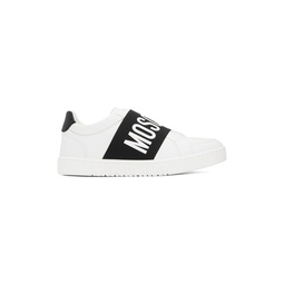 Black   White Slip On Sneakers 241720M237016