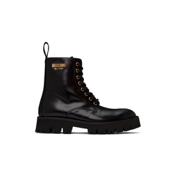 Black Plate Boots 232720F113007