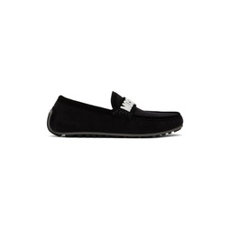 Black Drivers Loafers 241720M231016