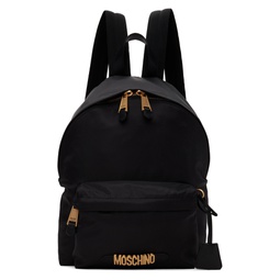Black Logo Backpack 241720F042000