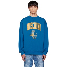 Blue Varsity Sweatshirt 222720M204025