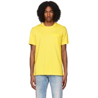 Yellow Printed T Shirt 231720M213017
