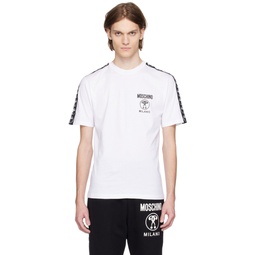 White Jacquard T Shirt 231720M213025