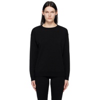 Black Jacquard Sweater 231720F098001