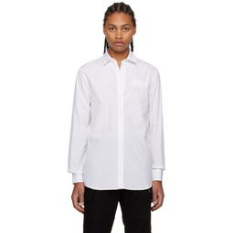 White Embroidered Shirt 222720M192006