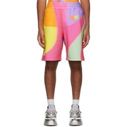 Multicolor Printed Shorts 222720M191007