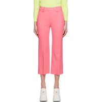 Pink Creased Trousers 231720F087000